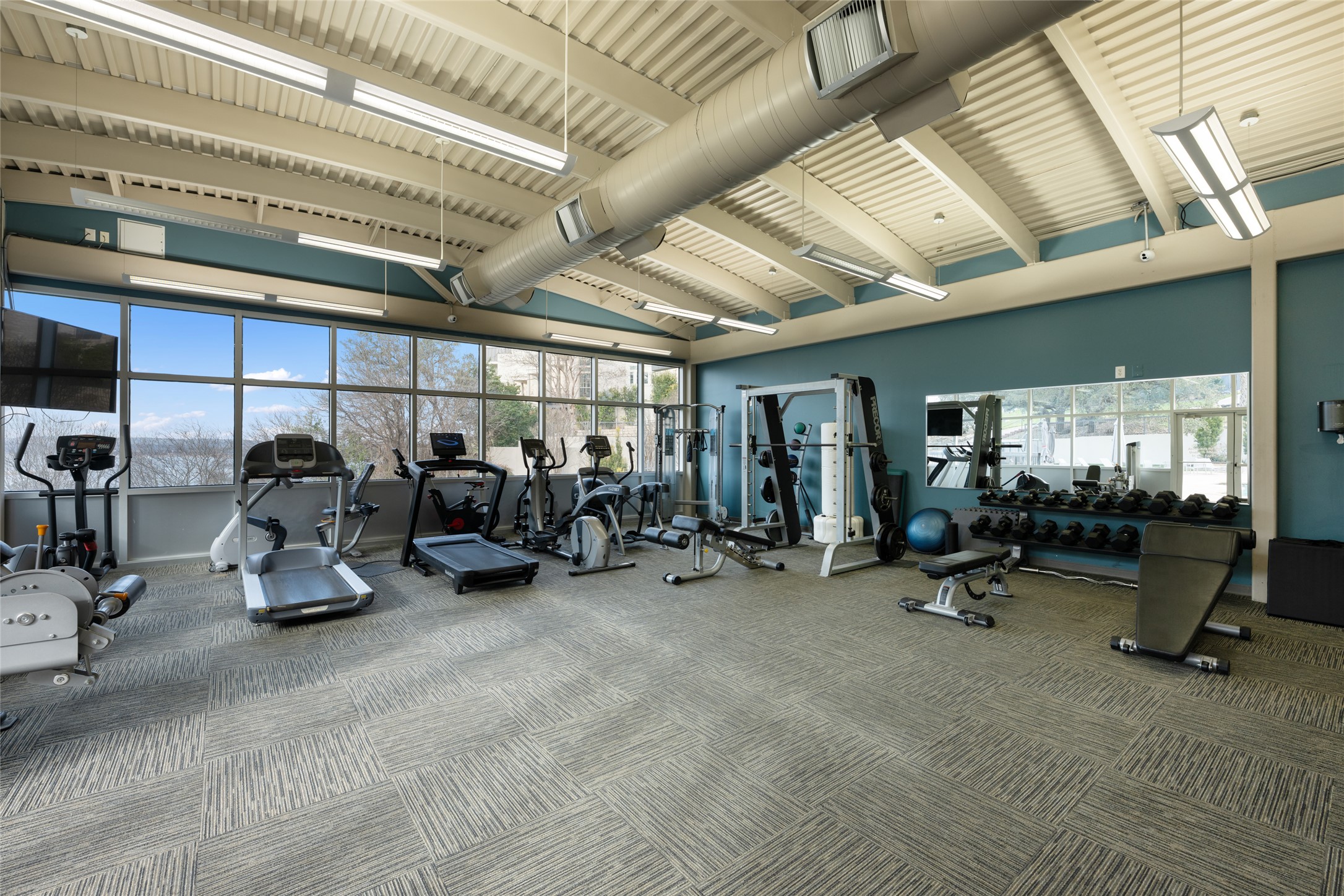 2918 Ranch Road 620 North, Unit C120 Austin, TX 78734 - Photo 36 of 38 a view of a room with gym equipment