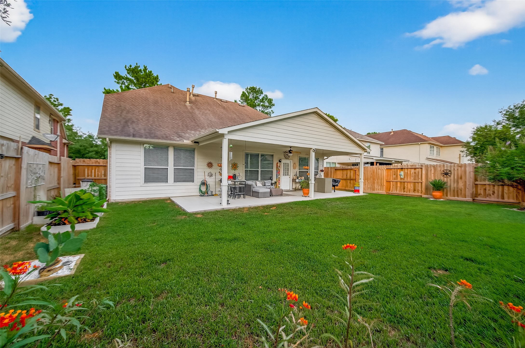 19343 Dickson Park Drive Spring, TX 77373 - Photo 46 of 49 a view of a house with a yard