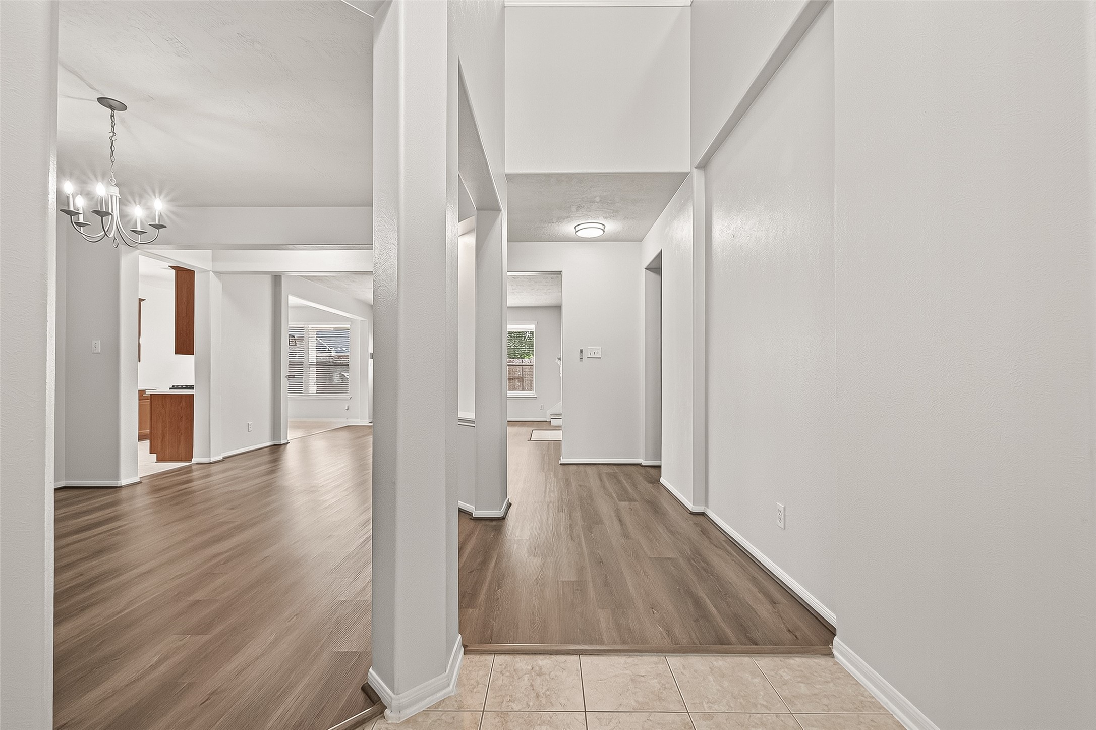 19343 Dickson Park Drive Spring, TX 77373 - Photo 6 of 49 a view of a hallway with wooden floor