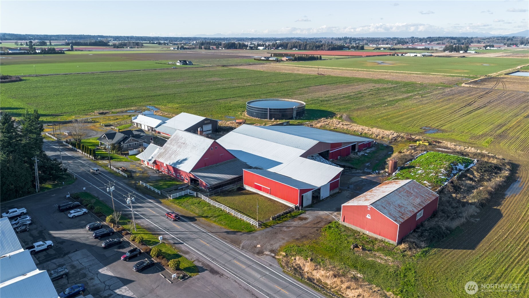 0 East Badger Road Lynden, WA 98264 - Photo 12 of 34 an aerial view of a city and lake view
