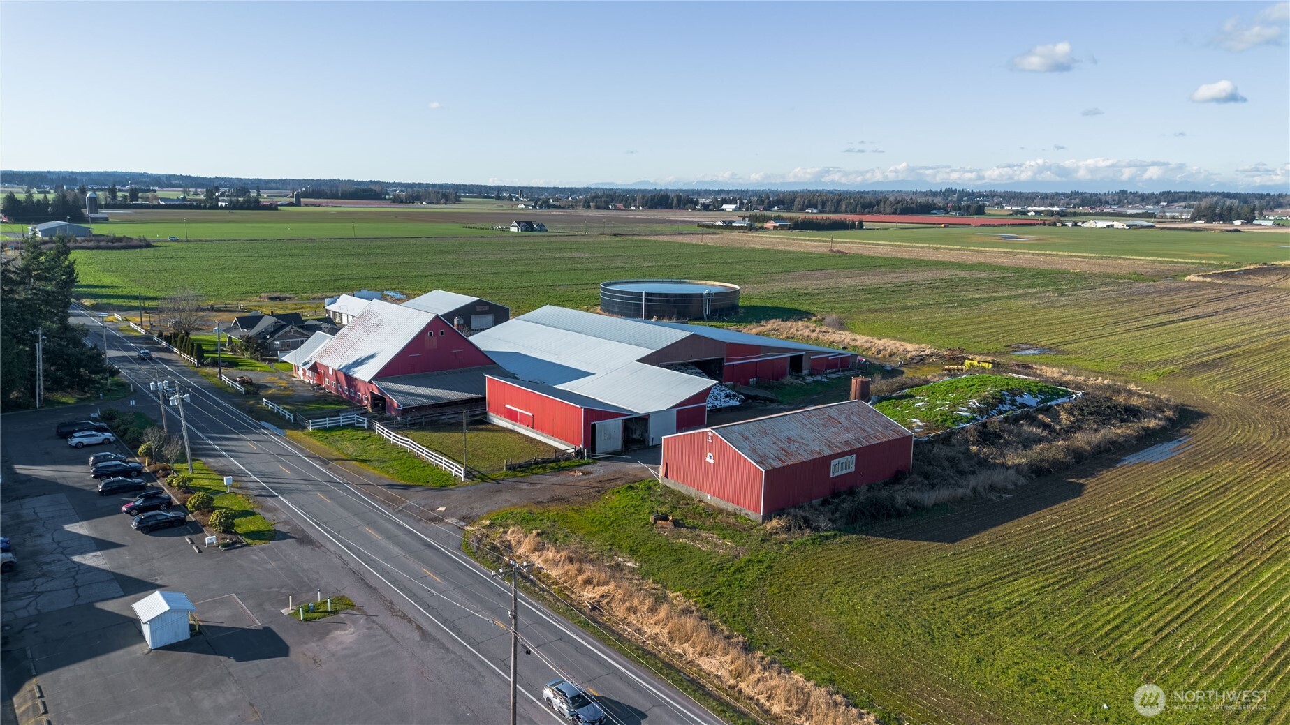 0 East Badger Road Lynden, WA 98264 - Photo 9 of 34 an aerial view of a house having outdoor space