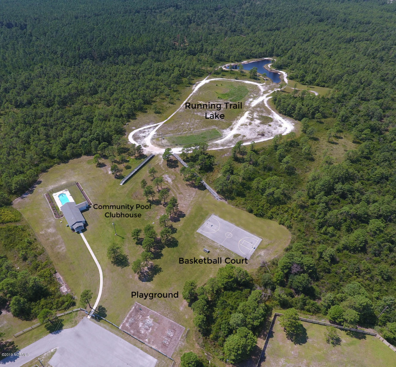 423 Elgin Road Hubert, NC 28539 - Photo 31 of 38 Aerial Community Area