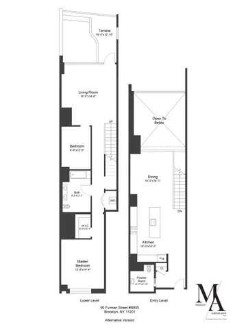 $2,950,000 | 90 Furman Street, Unit N805 | Brooklyn Heights