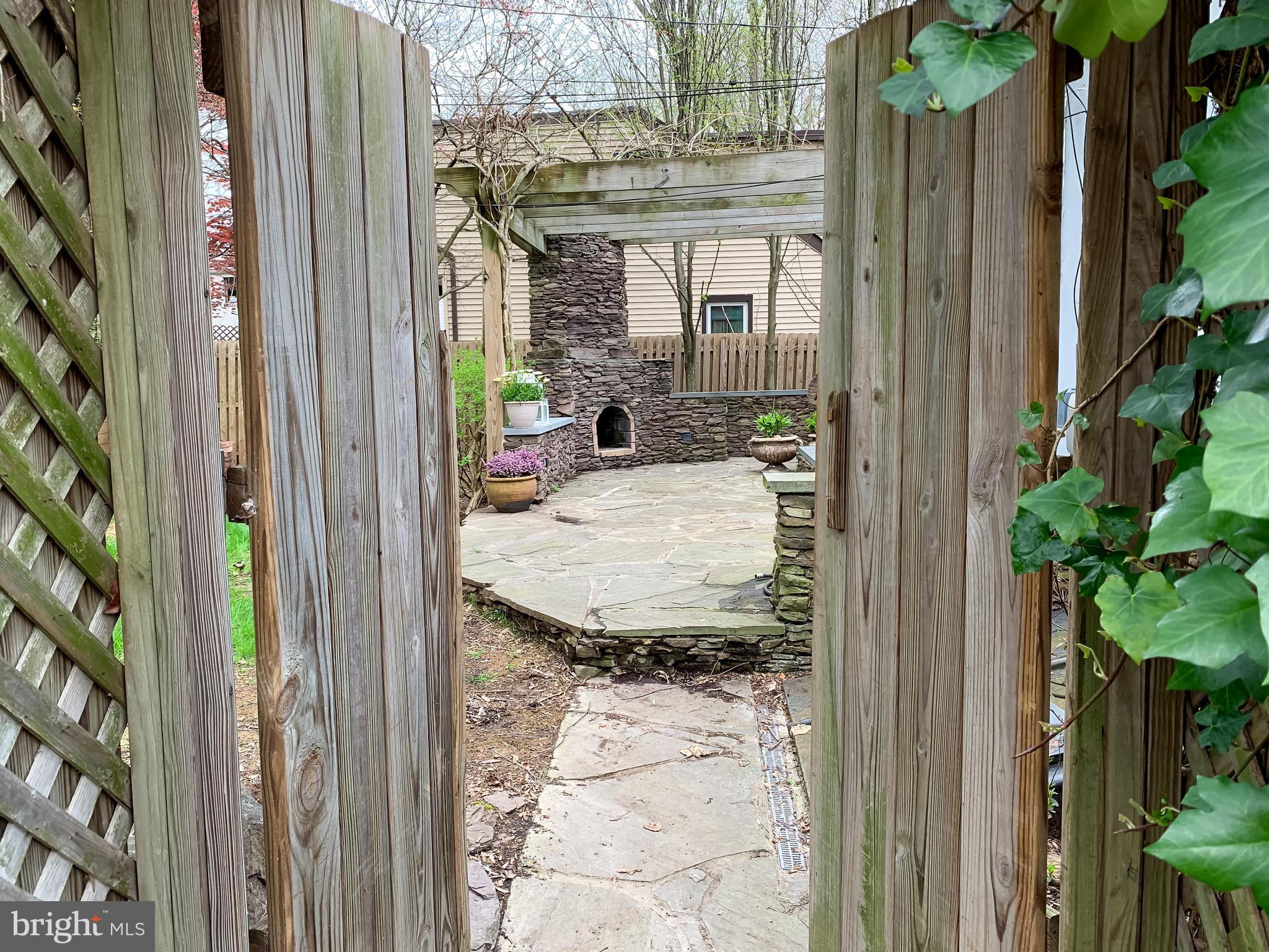 107 East Knowlton Road Media, PA 19063 - Photo 29 of 39 Side Entrance From Drive to Rear Yard