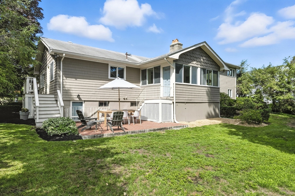 5 Yorkshire Road Marblehead, MA 01945 - Photo 35 of 37 a front view of house with yard and outdoor seating