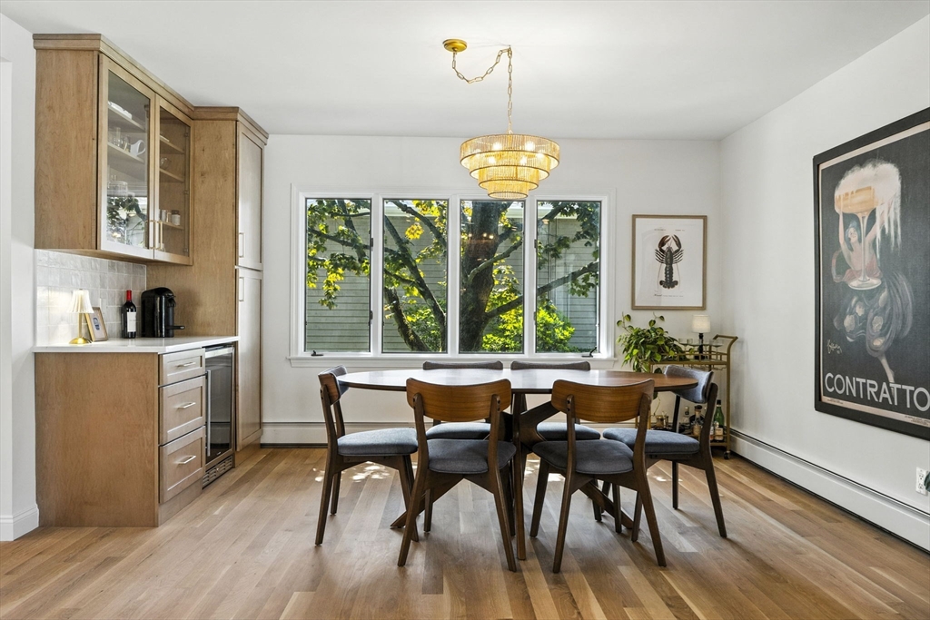 5 Yorkshire Road Marblehead, MA 01945 - Photo 4 of 37 a view of a dining room with furniture window and wooden floor