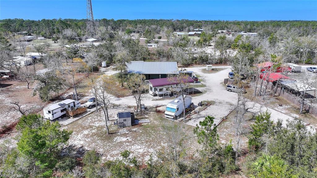 19550 Jody Morgan Road Perry, FL 32348 - Photo 14 of 79 an aerial view of a house with a yard