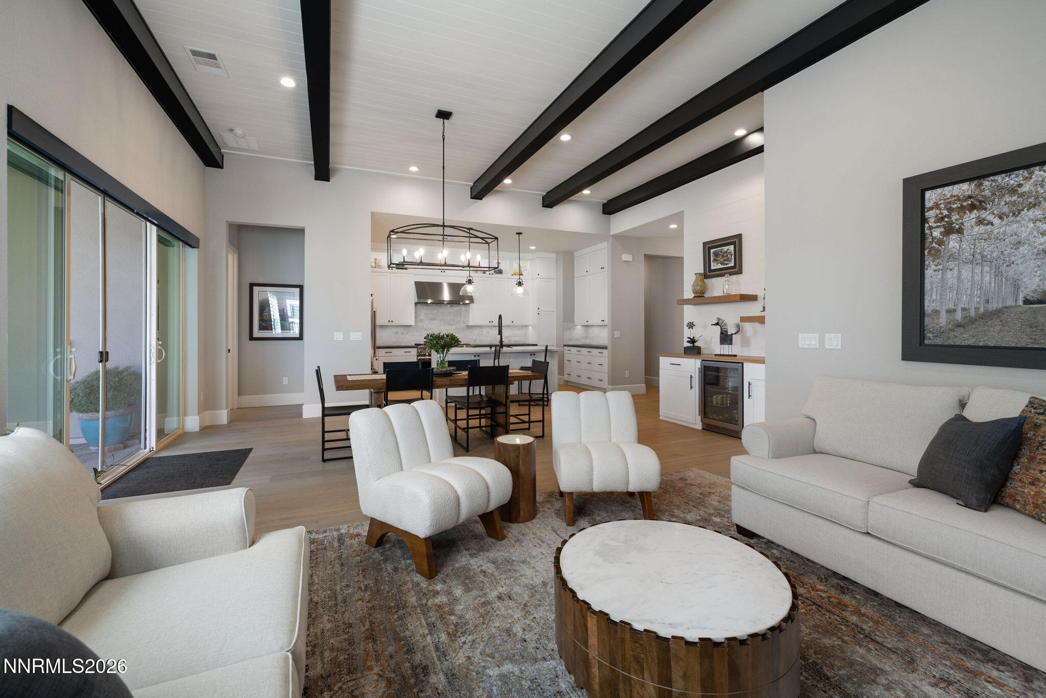 5518 Dapplegray Way Reno, NV 89511 - Photo 15 of 39 Great Room with custom beams