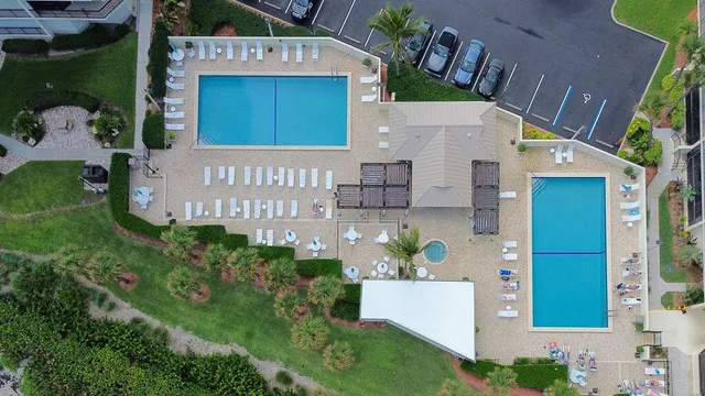 a view of building with yard