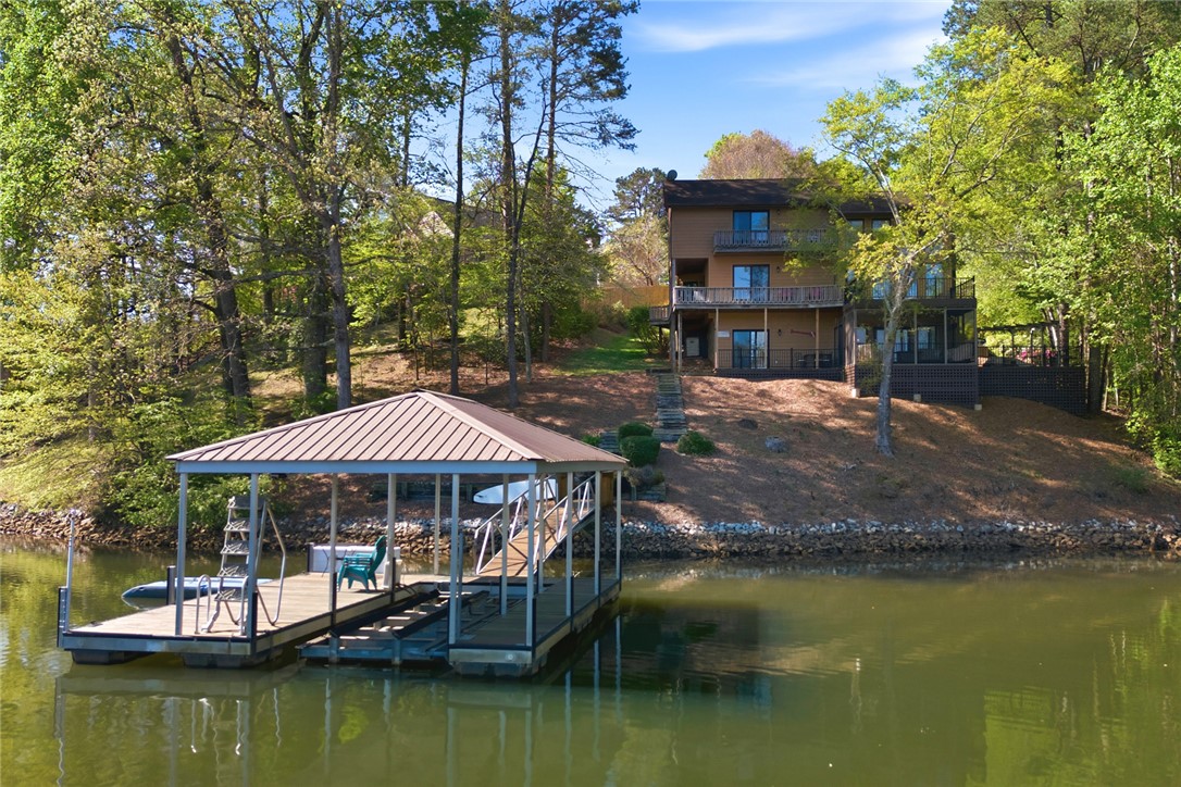 120 Farris Sandra Road West Union, SC 29696 - Photo 45 of 50 This waterfront residence offers multi-level decks and a private dock for direct water access.