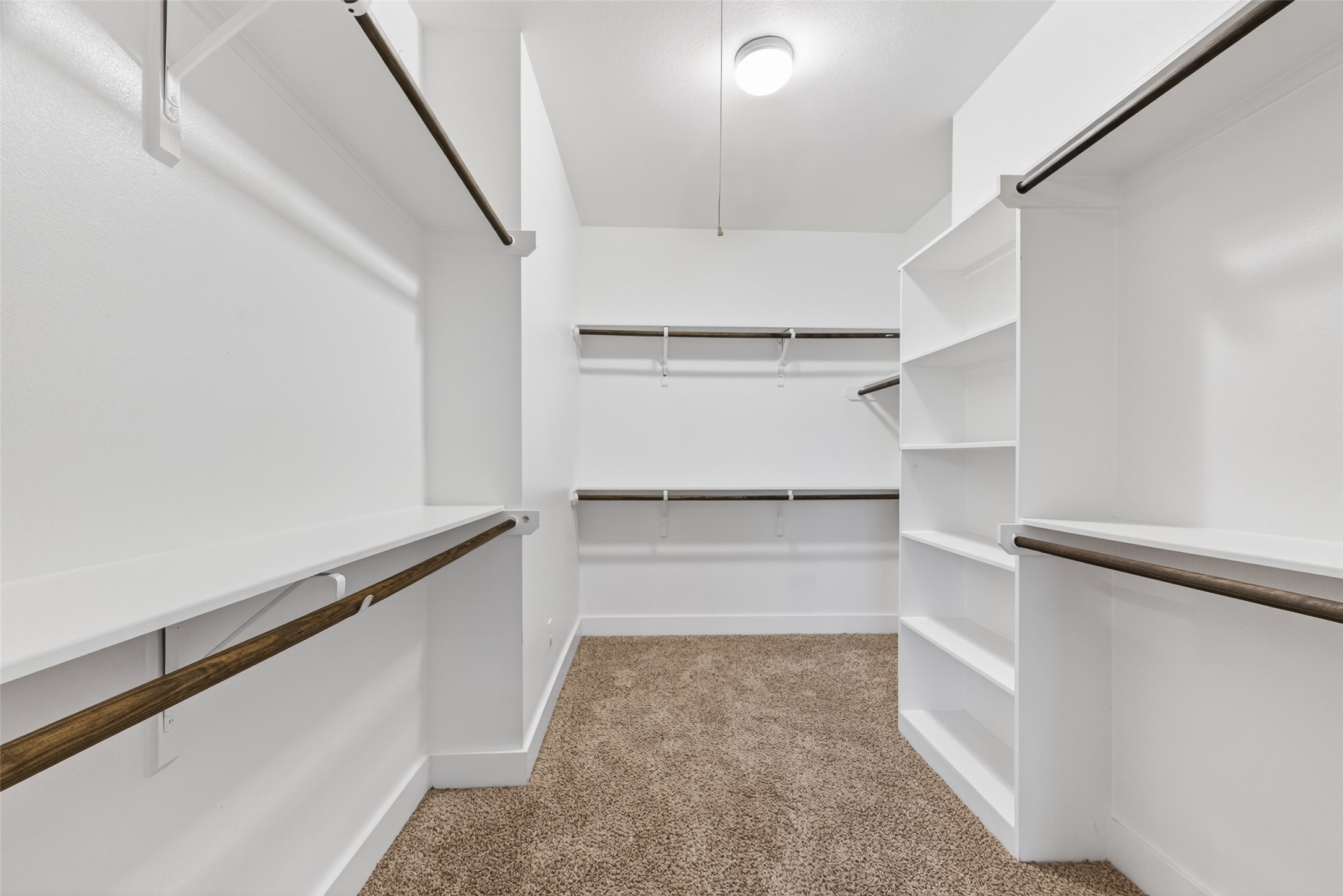 1202 Cedarpost Tree Springs Place Houston, TX 77055 - Photo 28 of 45 a view of walk in closet with empty racks