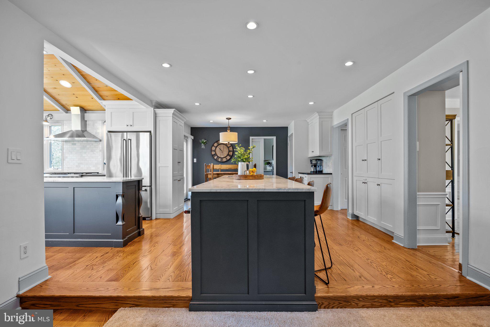 85 Brownsburg Road Newtown, PA 18940 - Photo 27 of 66 a kitchen with stainless steel appliances granite countertop a refrigerator and a sink