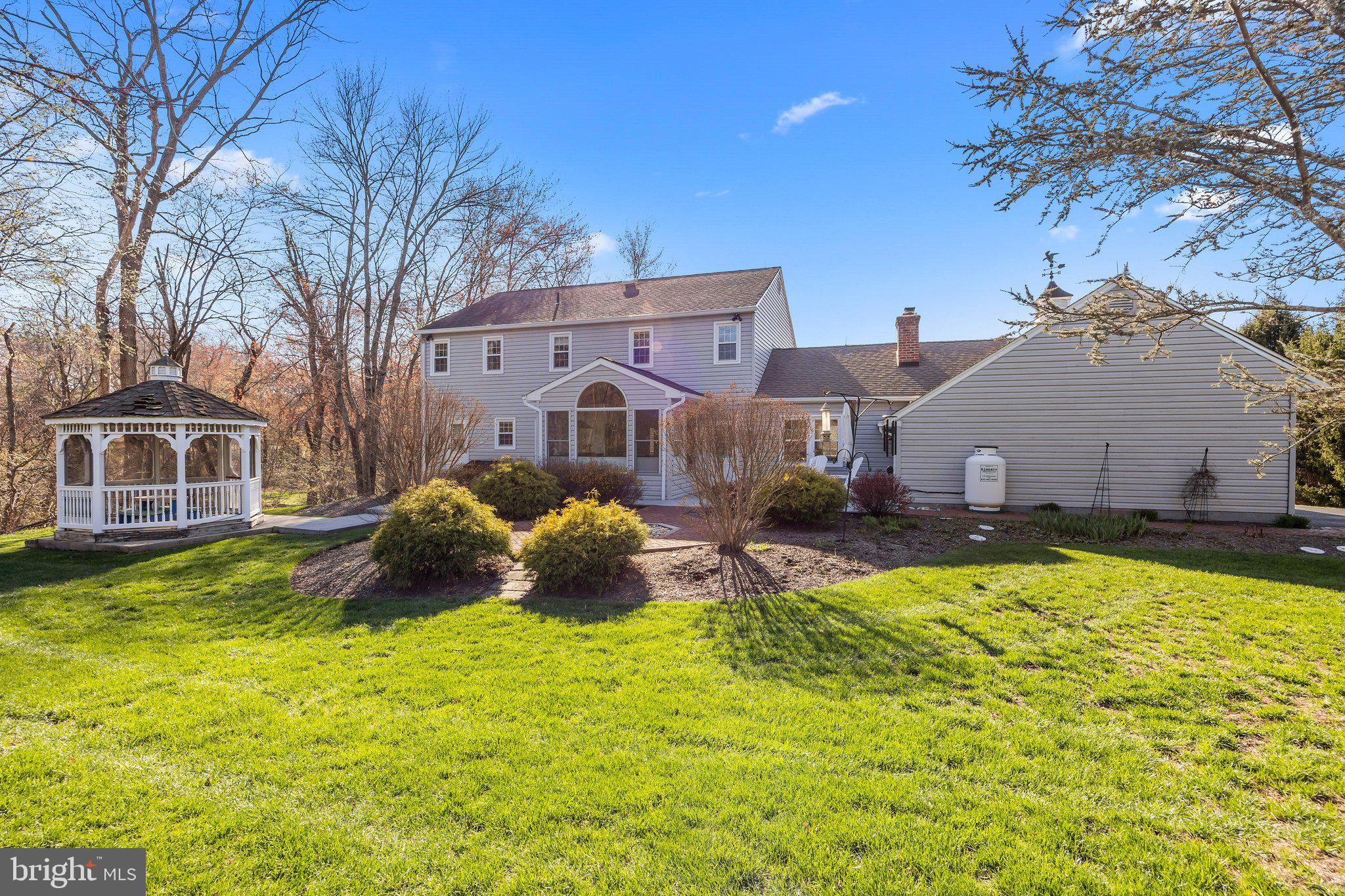 85 Brownsburg Road Newtown, PA 18940 - Photo 55 of 66 a front view of house with yard and swimming pool