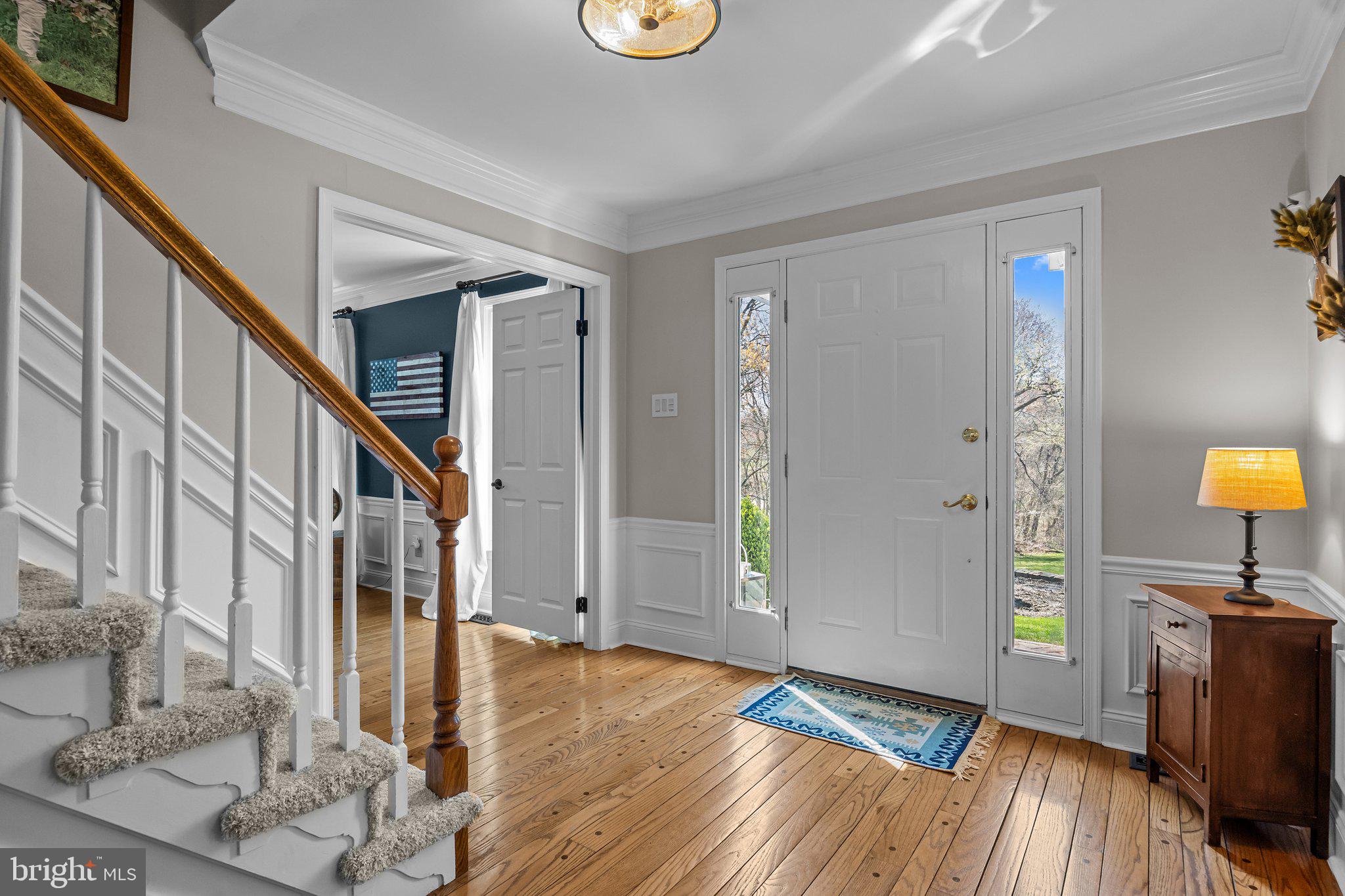 85 Brownsburg Road Newtown, PA 18940 - Photo 7 of 66 a view of an entryway with wooden floor
