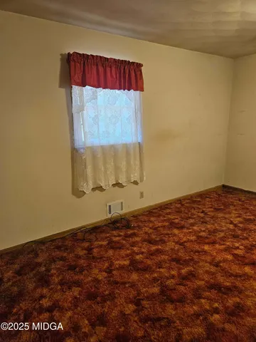 a view of a room with window