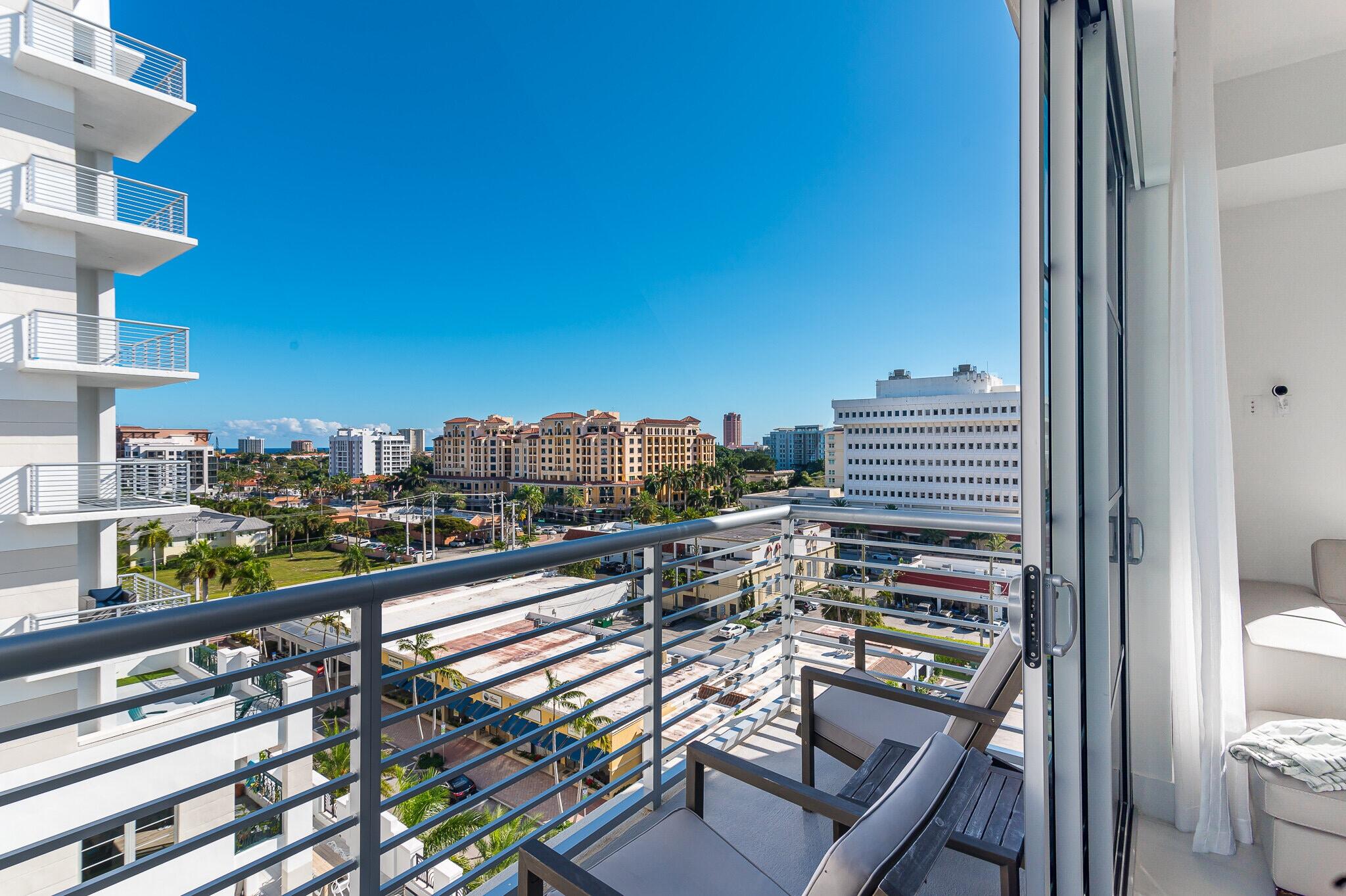 155 East Boca Raton Road, Unit 820 Boca Raton, FL 33432 - Photo 32 of 41 a view of a balcony with city view