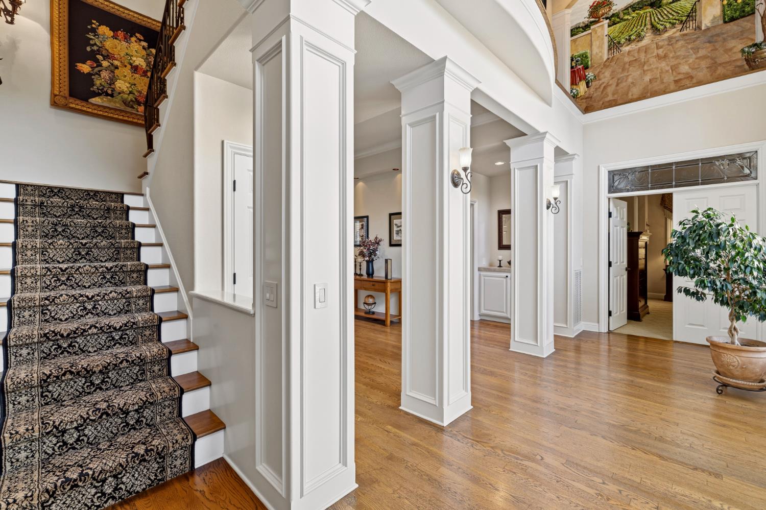 5869 Granite Hills Drive South Granite Bay, CA 95746 - Photo 37 of 66 a view of a hallway with wooden floor and entryway