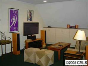 3031 Wickersham Road Charlotte, NC 28211 - Photo 7 of 8 a living room with furniture and a flat screen tv