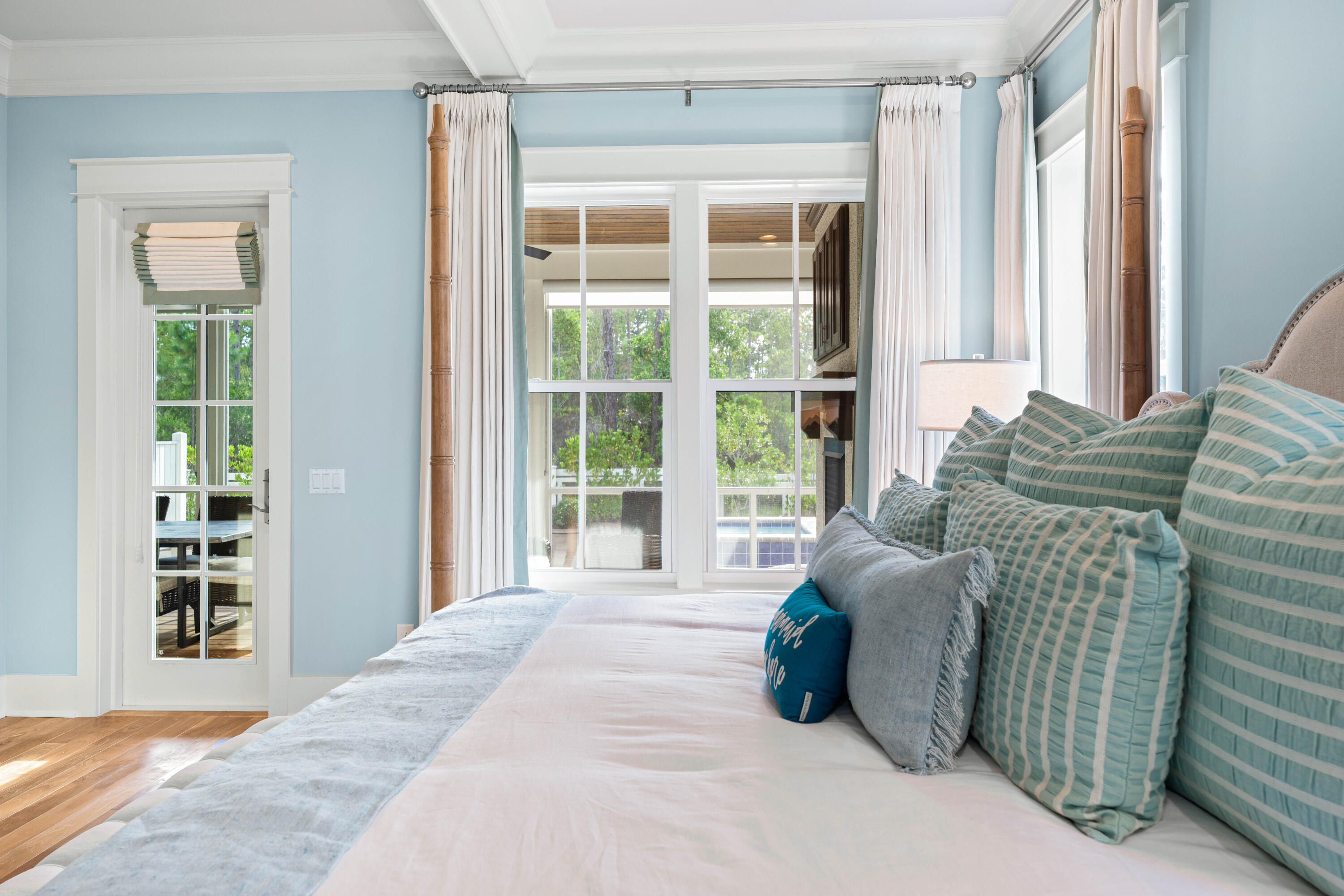 655 East Royal Fern Way Santa Rosa Beach, FL 32459 - Photo 18 of 75 a bedroom with a bed and a large window