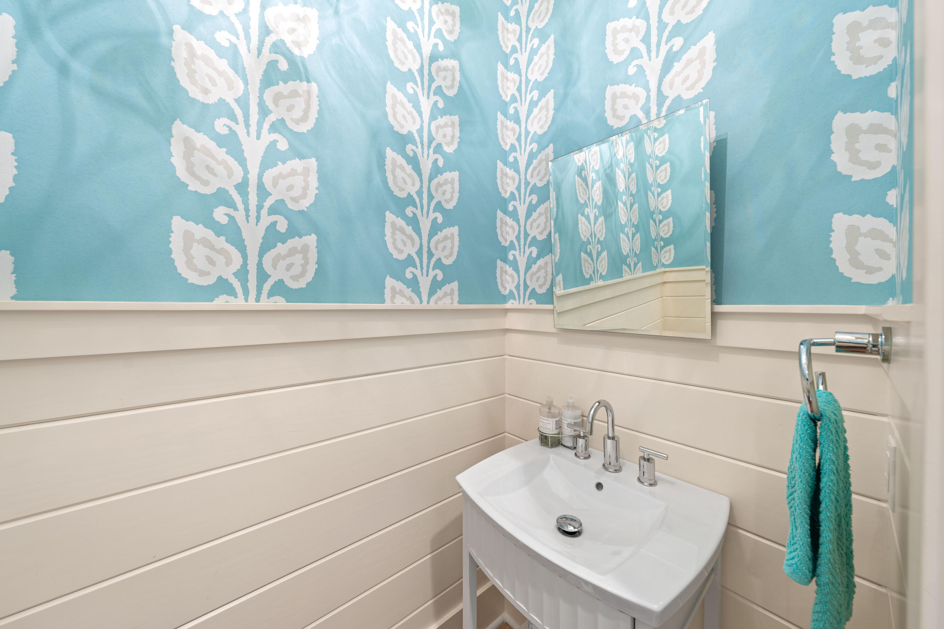 655 East Royal Fern Way Santa Rosa Beach, FL 32459 - Photo 27 of 75 a bathroom with a sink and a mirror