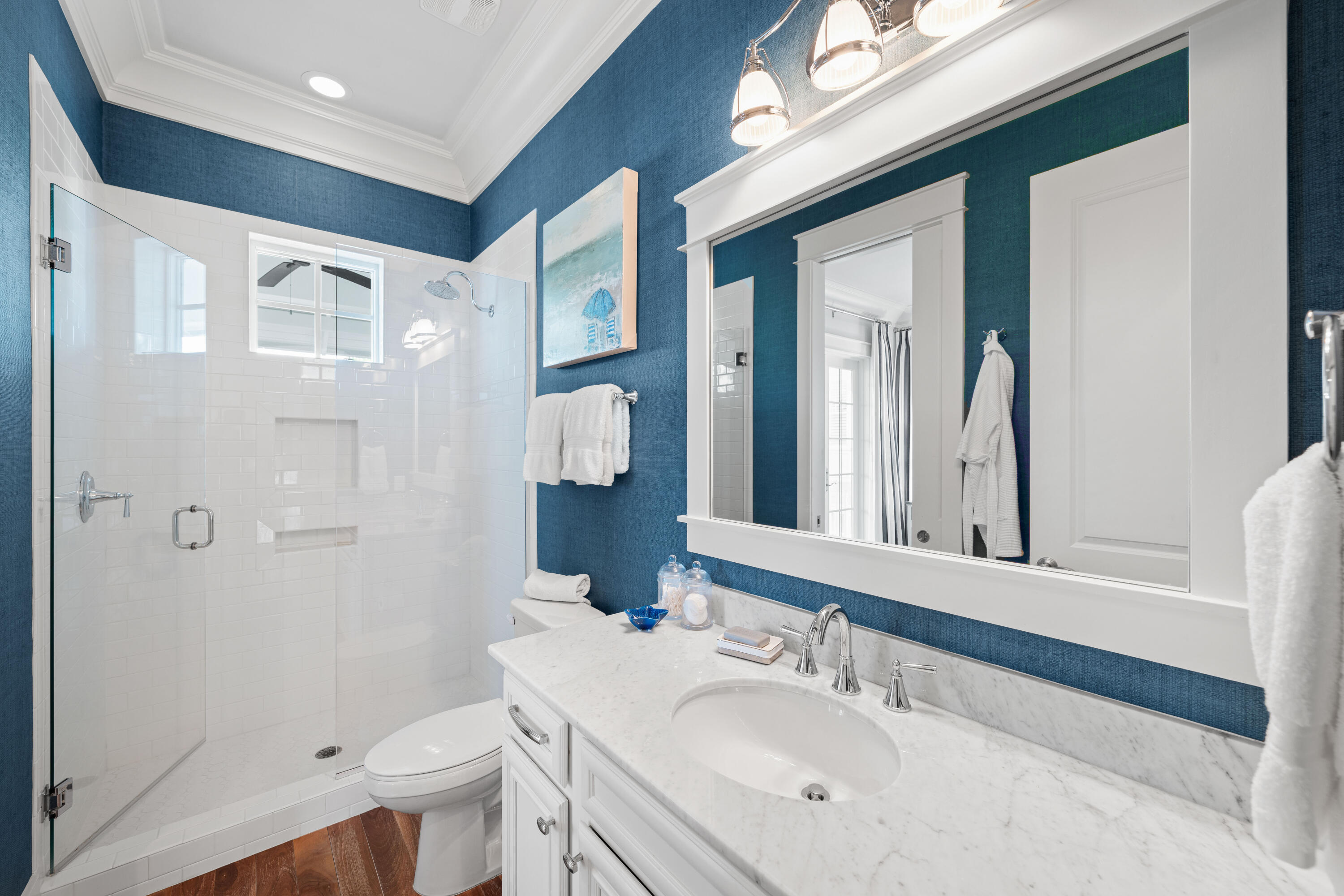 655 East Royal Fern Way Santa Rosa Beach, FL 32459 - Photo 50 of 75 a bathroom with a sink a toilet and shower