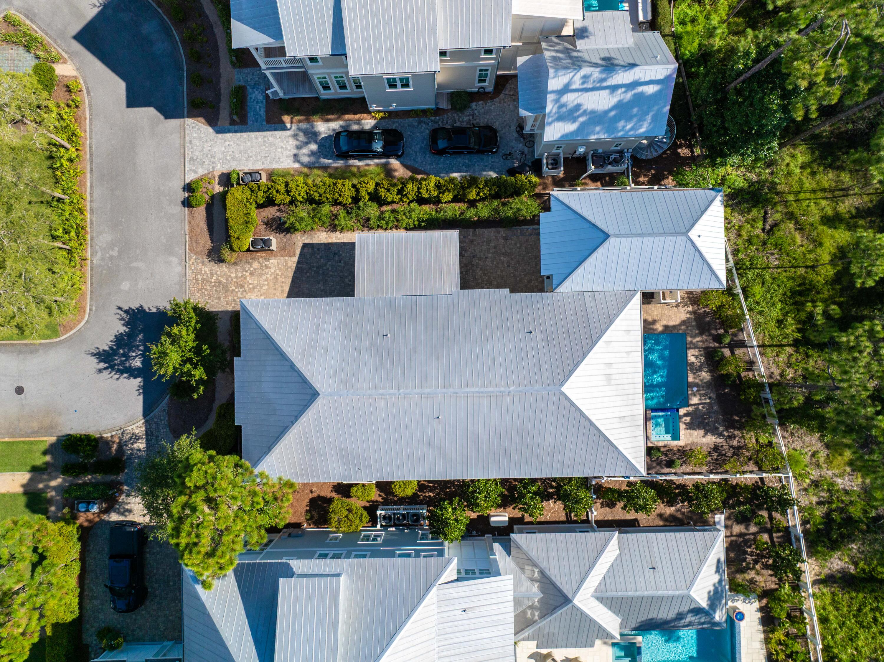 655 East Royal Fern Way Santa Rosa Beach, FL 32459 - Photo 66 of 75 an aerial view of a house with a yard and garden