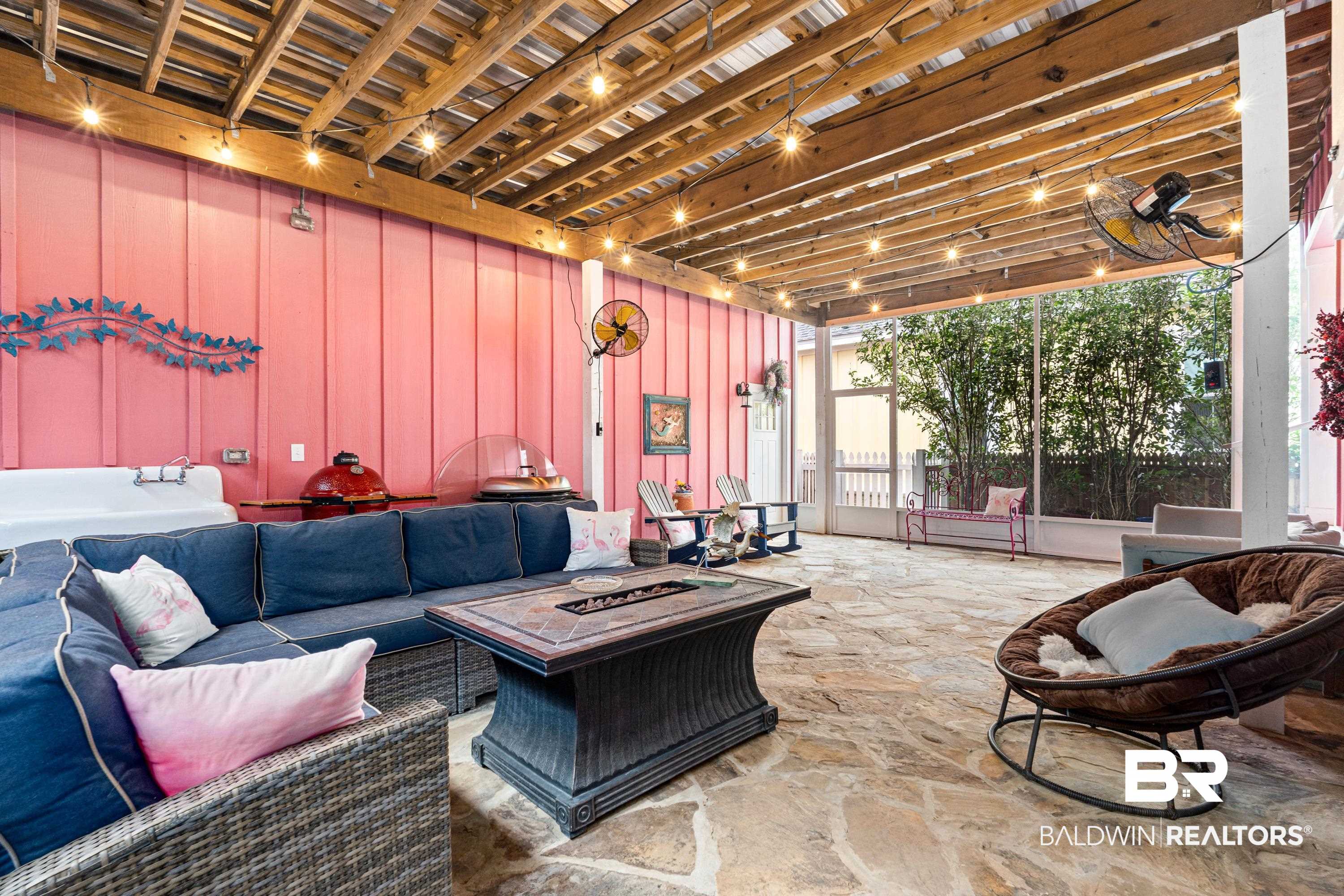1113 Yellow Daisy Lane Foley, AL 36535 - Photo 27 of 35 View of patio / terrace with an outdoor living space with a fire pit