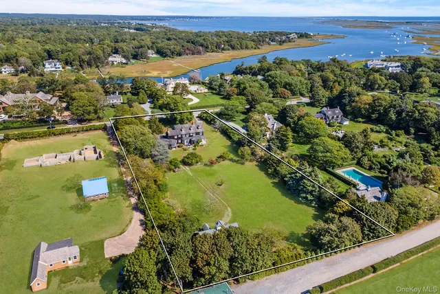 a view of a lake with a mountain view