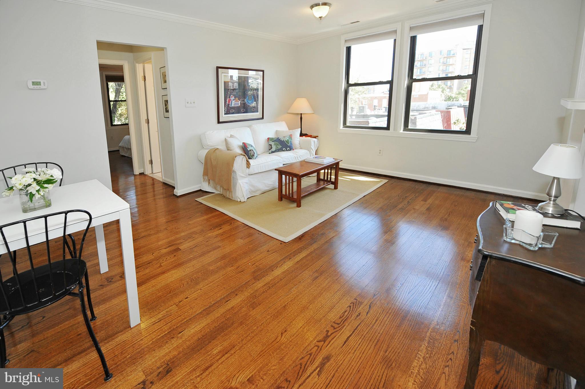 1661 Park Road Northwest, Unit 304 Washington, DC 20010 - Photo 3 of 15 Wood floors throughout