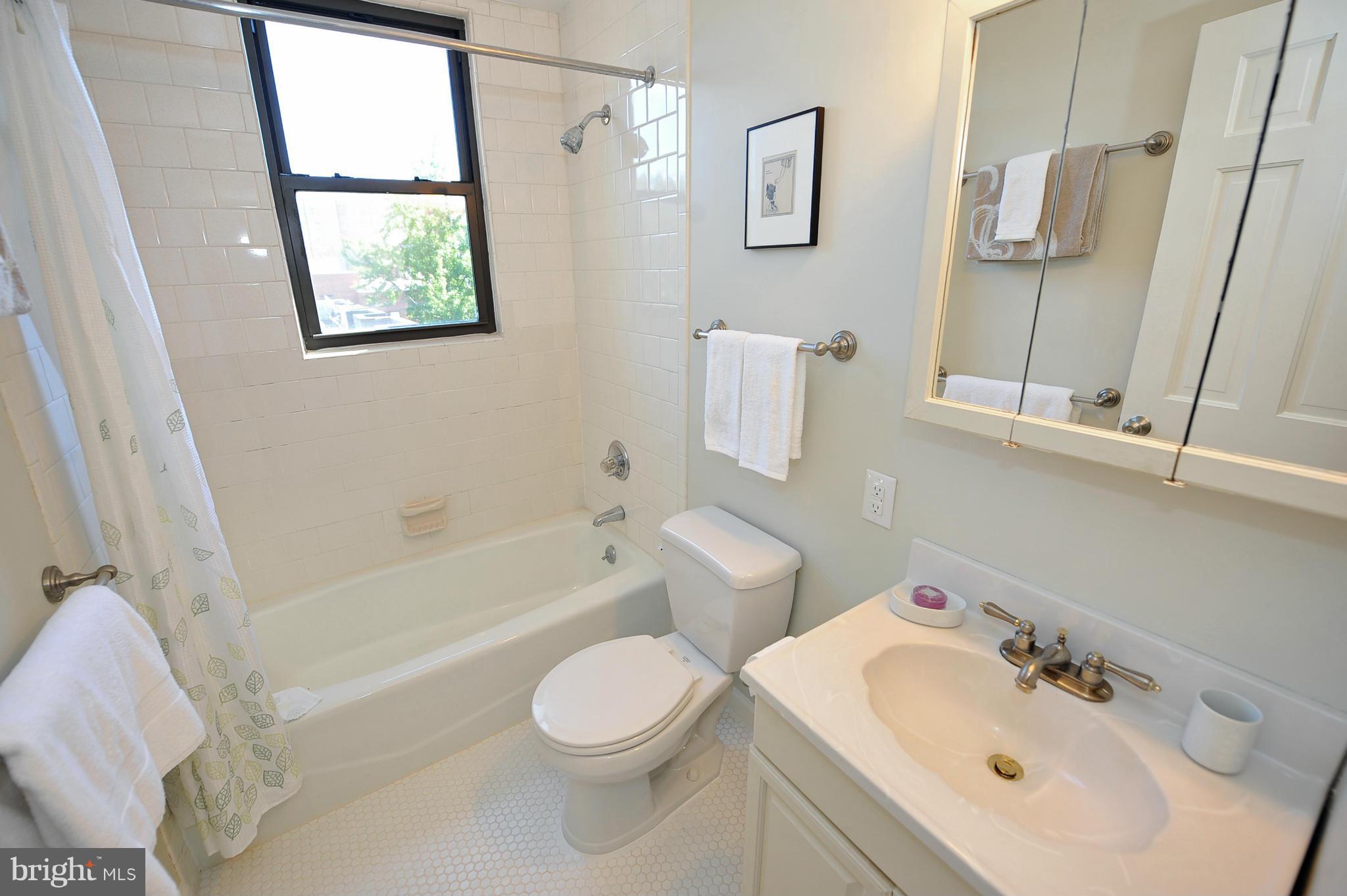 1661 Park Road Northwest, Unit 304 Washington, DC 20010 - Photo 10 of 15 Bright bathroom