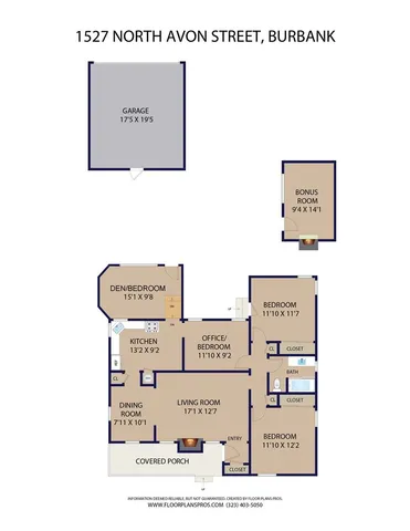 $1,150,000 | 1527 North Avon Street, Burbank, CA 91505