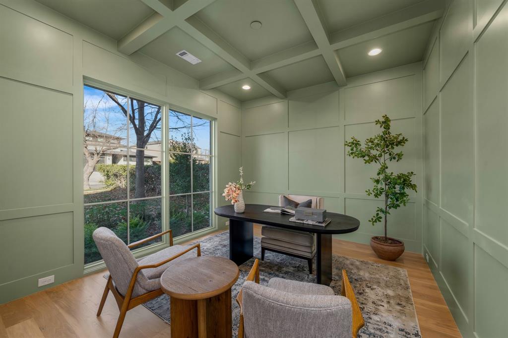 3884 Durango Drive Dallas, TX 75220 - Photo 12 of 16 a workspace with furniture and a potted plant