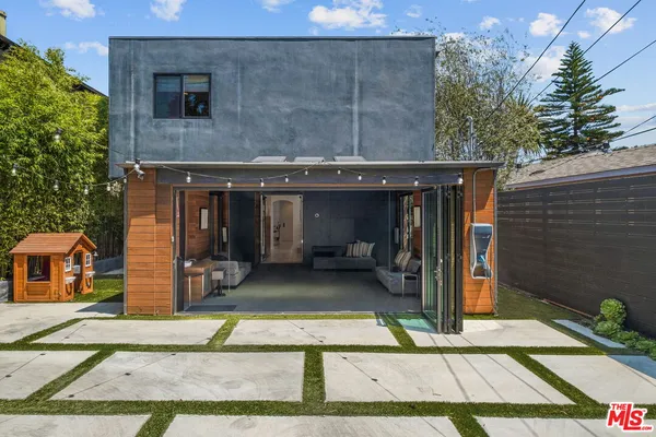 a view of a house with a patio