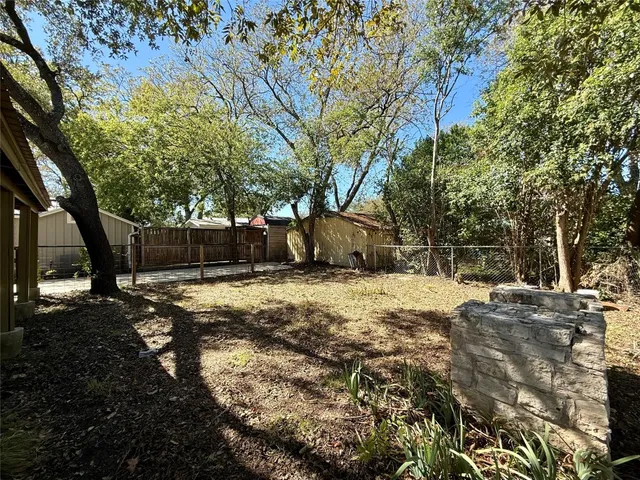 a view of porch with large windows