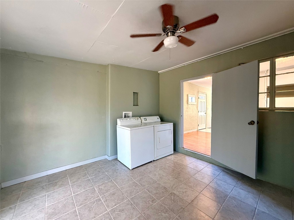 3702 Werner Avenue Austin, TX 78722 - Photo 8 of 20 a view of a livingroom with a ceiling fan and window