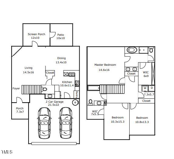 3566 Sunbright Lane Raleigh, NC 27610 - Photo 29 of 29 Floor Plan