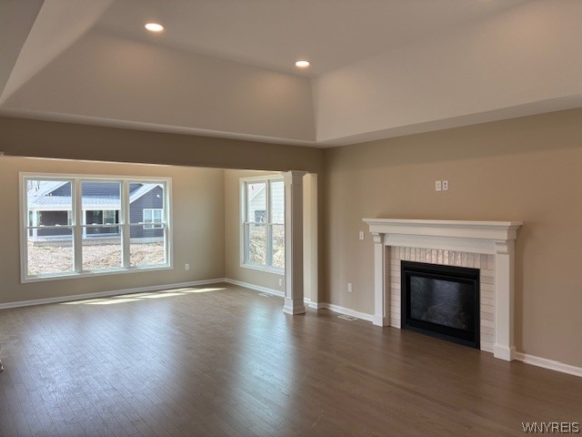 4543 Camp Road, Unit L97 Hamburg, NY 14075 - Photo 6 of 19 Living room with fireplace open to the sunroom