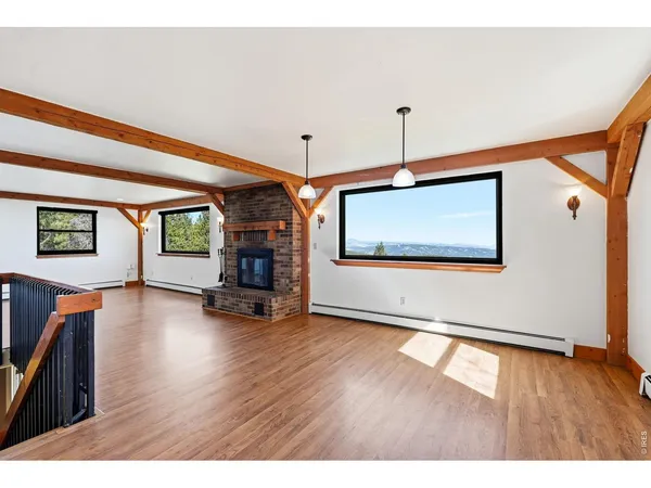 a view of main area with wooden floor