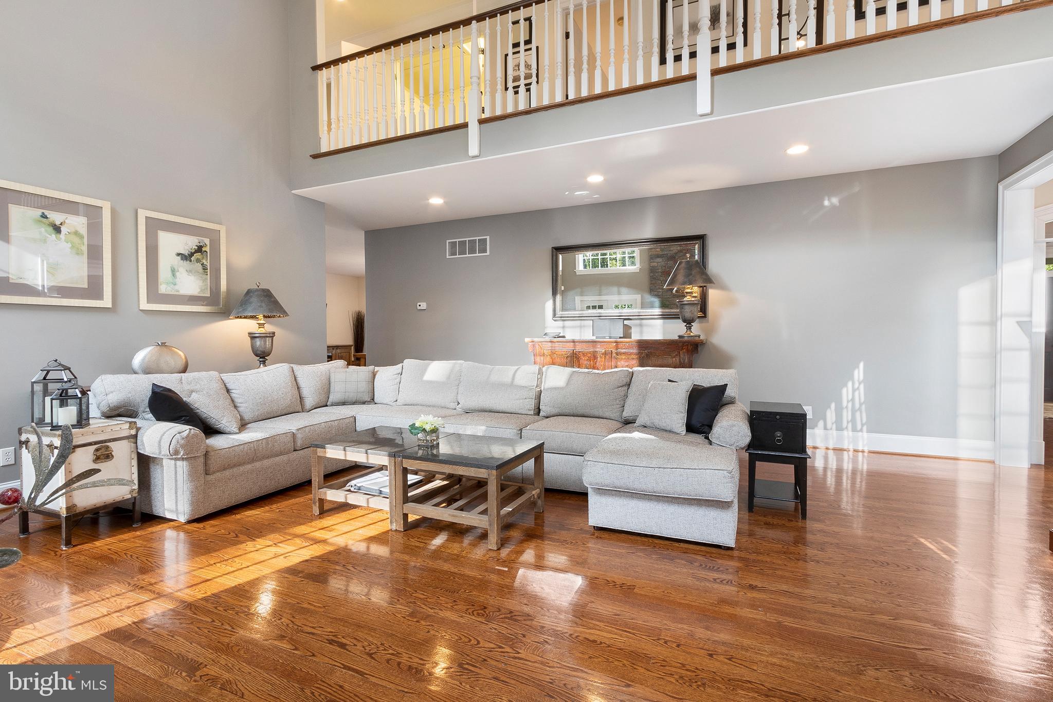 718 North Valley Road Paoli, PA 19301 - Photo 15 of 44 Spacious Family Room with hardwood floors