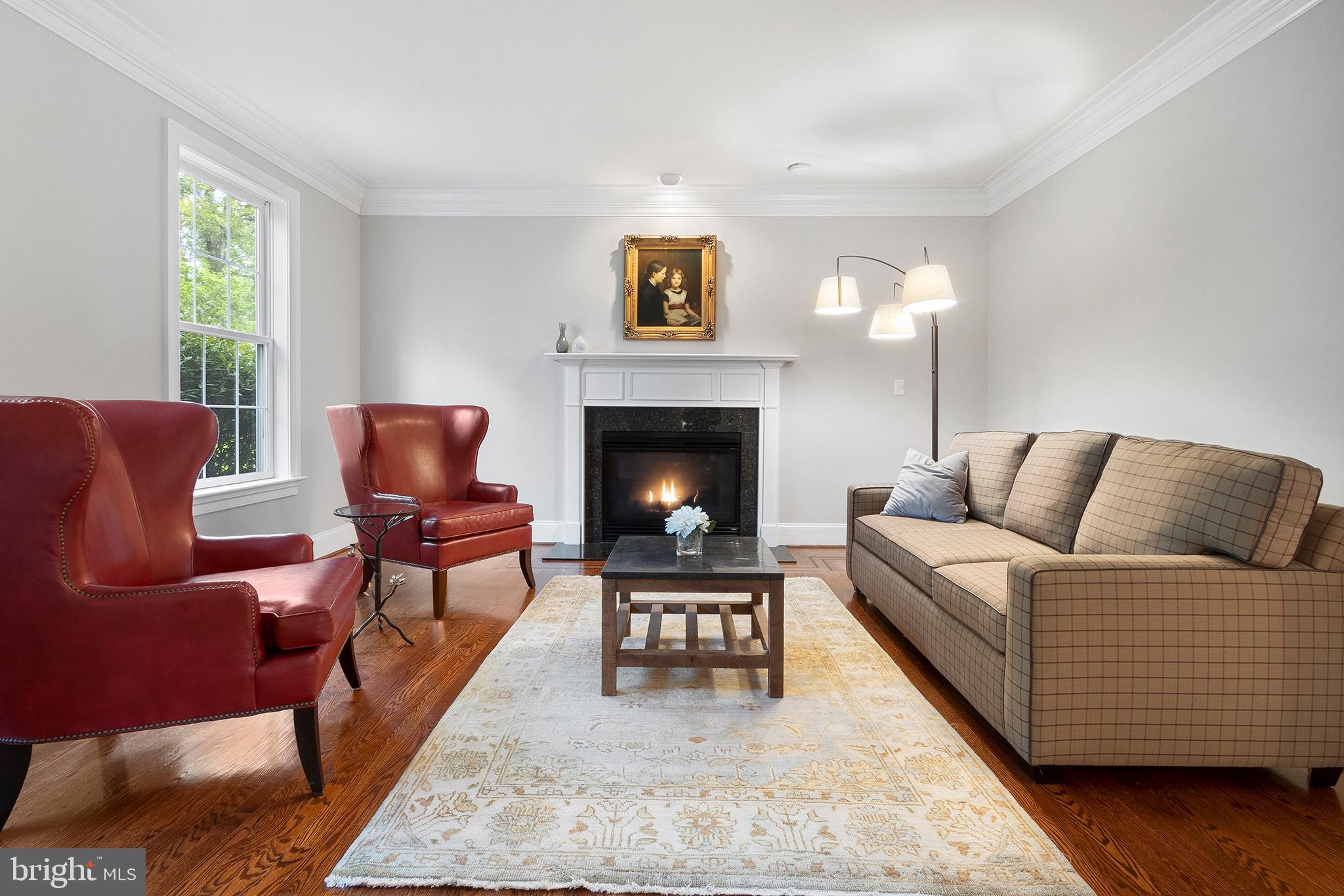 718 North Valley Road Paoli, PA 19301 - Photo 5 of 44 Living Room with gas fireplace