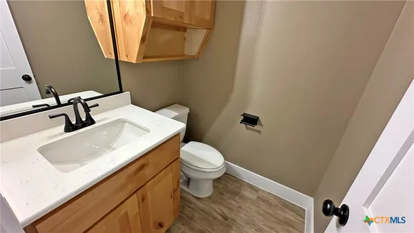 a bathroom with a sink and a toilet