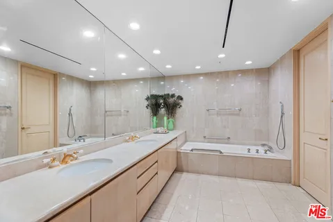 a view of a city with tall buildings