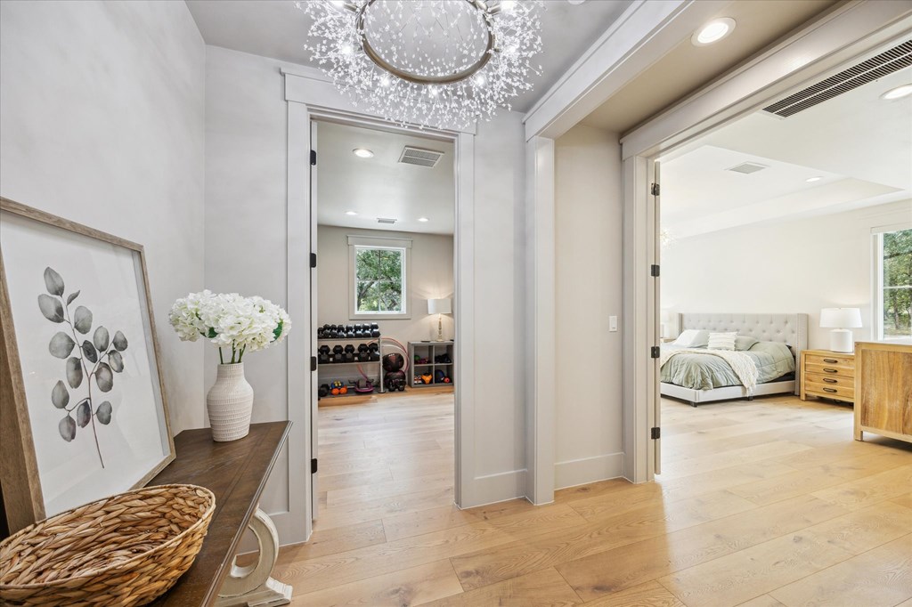 1301 County Road 218 Weimar, TX 78962 - Photo 20 of 55 a view of a livingroom with furniture and a chandelier