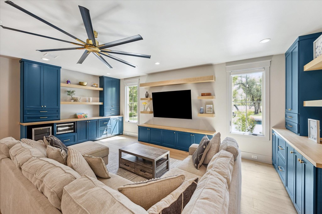 1301 County Road 218 Weimar, TX 78962 - Photo 26 of 55 a living room with furniture and a flat screen tv