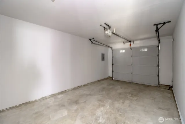 a view of a room with an entryway