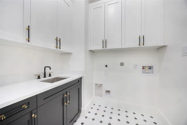 an empty room with a window and a ceiling fan