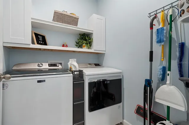 a view of washer and dryer