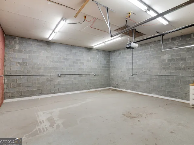 a view of storage and utility room