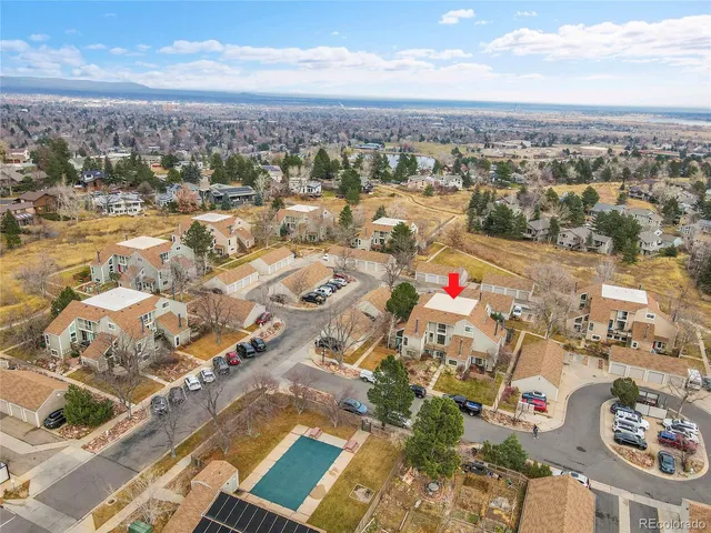 a view of city and mountain