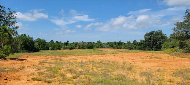 a view of a golf course with a lake